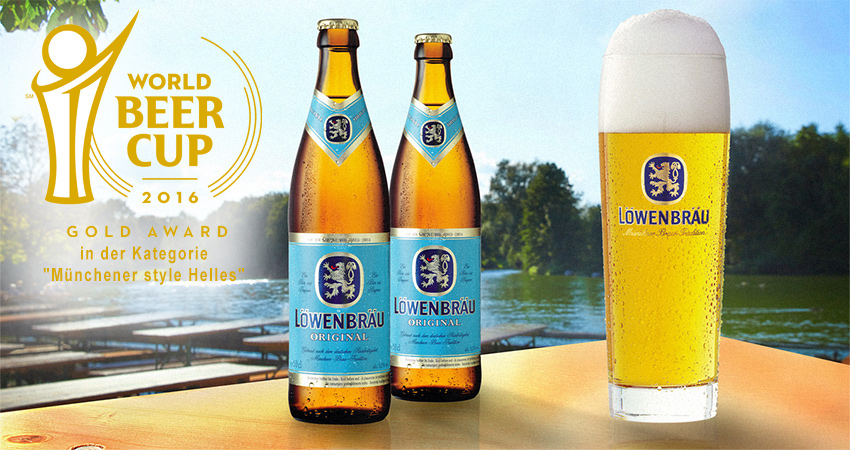 Löwenbräu gewinnt World Beer Cup in der Kategorie Münchener style Helles